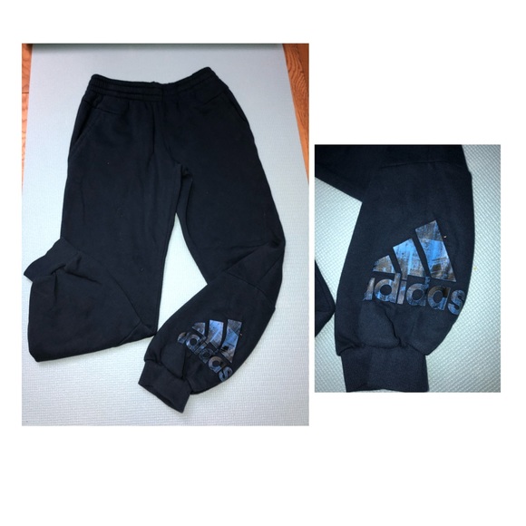 Adidas Boy's Joggers, Size Small - Picture 3 of 4